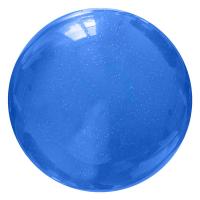 Мяч для художественной гимнастики (синий с блестками) (20 см, вес-400гр.) T07574