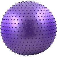 Мяч гимнастический Anti-Burst массажный 55 см (фиолетовый)FBM-55-4